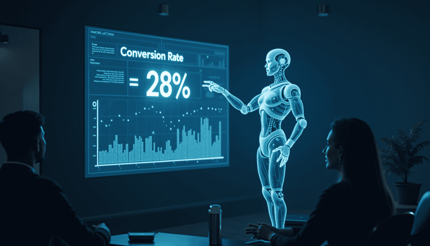 סוכן בינה מלאכותית לשיפור יחס המרה